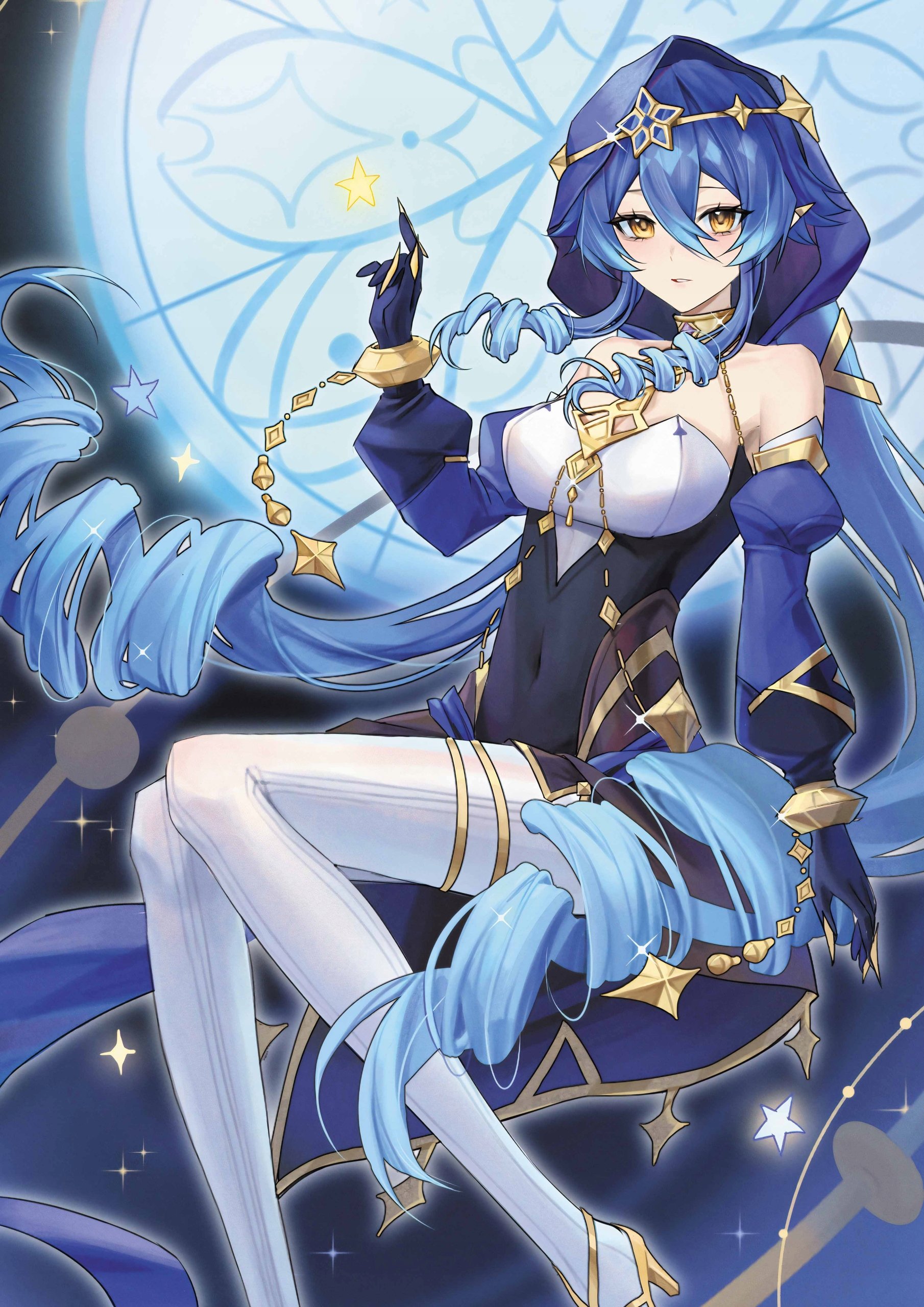 Plakat A3 Genshin Impact Anime Gra Layla