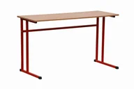 Meble do szkół i przedszkoli - Ławka szkolna Robert dwuosobowa Nr 2,3,4,5,6,7, Z reg. wys. 2-7 - miniaturka - grafika 1