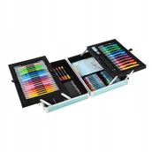 Przybory szkolne - SMIKI Zestaw Artystyczny Flamastry Kredki walizka - miniaturka - grafika 1