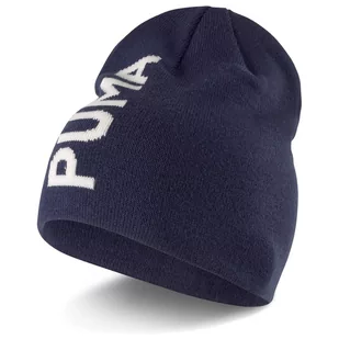 Czapka zimowa unisex Puma ESSENTIALS CLASSIC CUFFLESS granatowa 02343302-Dorośli - Czapki damskie - miniaturka - grafika 1