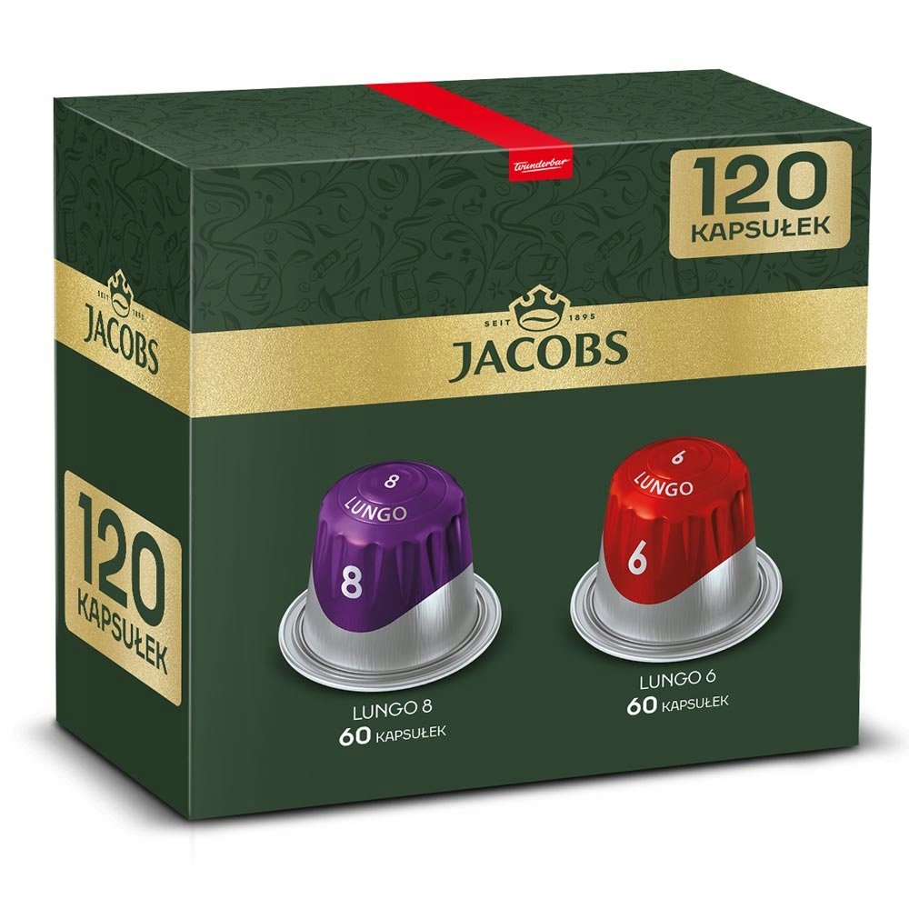 Kapsułki Jacobs do Nespresso(r)* Lungopack 6,8 120 kapsułek