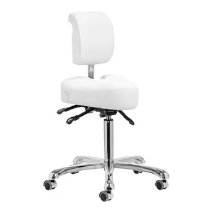 Taboret podologiczny 1005 Giovanni biały - Krzesła i taborety kosmetyczne - miniaturka - grafika 1