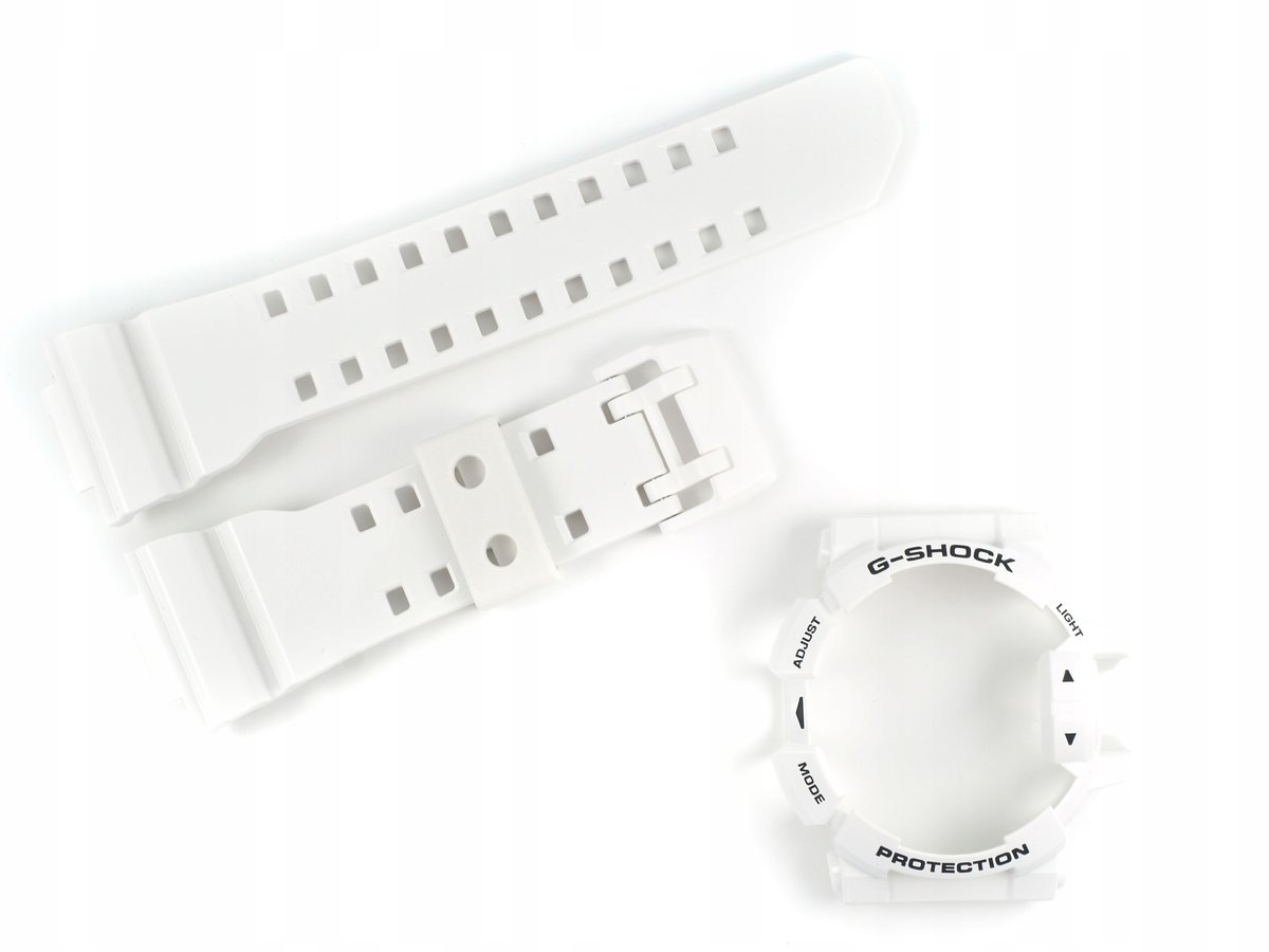Casio G-Shock pasek bezel GA-400 GA-400-7A biały komplet oryginał