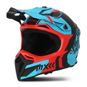 Kaski motocyklowe - Kask Cross Acerbis Profile 5 Czerwony/NiebieskiXXL - miniaturka - grafika 1