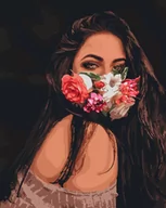 Malowanie po numerach - Malowanie po numerach - Kwiatowy oddech 40x50 - Ideyka - miniaturka - grafika 1