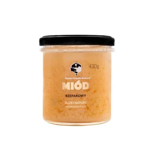 Miód rzepakowy 430g Pasieka Dziadka Brunona - Miód - miniaturka - grafika 1