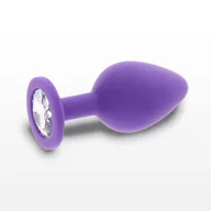 Korki analne - ToyJoy Diamond Booty Jewel Medium Purple - miniaturka - grafika 1