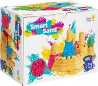 Masy plastyczne - PIASEK SENSORYCZNY DLA DZIECI 1,2kg RÓŻOWY KOLOR MAGICZNY PIASEK ZABAWA - miniaturka - grafika 1