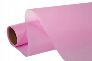 Folio-papier celofanowa florystyczna rolka 9y 50 cm wzór MROŻONA RÓŻOWA - Folia, papier śniadaniowy, serwetki - miniaturka - grafika 1