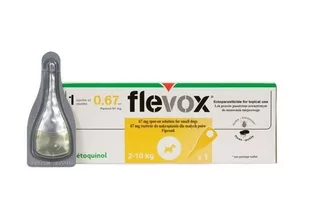 Vetoquinol VETOQUINOL Flevox S 1x0,67 ml roztwór na pchły i kleszcze dla psów małych ras 50974-uniw - Artykuły przeciw pasożytom - miniaturka - grafika 1