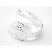 Obrusy i serwetki - Obrączka na serwetkę liść 4 sztuki - miniaturka - grafika 1