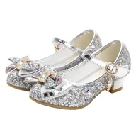 Buty dla dziewczynek - Błyszczące Pantofelki Balerinki Buciki 18,7 Cm - miniaturka - grafika 1