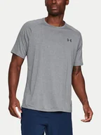 Koszulki męskie - Koszulka męska Under Armour Tech SS Tee 2.0-GRY S - miniaturka - grafika 1