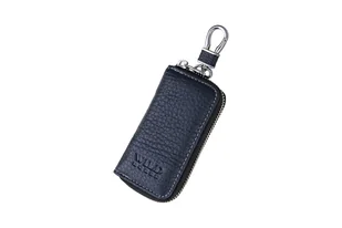 Etui na klucze Skórzane Wild Horse Granatowe - Etui na klucze - miniaturka - grafika 1