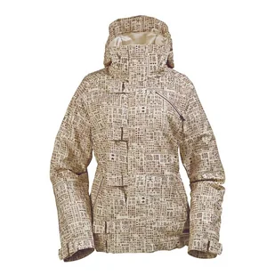 Kurtka BURTON W Dream JKT Chstnt paper print S - Kurtki i kamizelki sportowe damskie - miniaturka - grafika 1