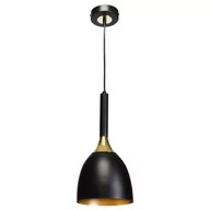 Lampy sufitowe - Milagro Lampa wisząca CLARK BLACK/GOLD 1xE27 MLP6221 - miniaturka - grafika 1