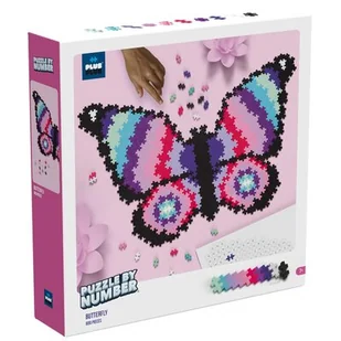 Klocki Plus-Plus Puzzle By Number - Motyl 800el. - Plus-Plus - Puzzle - miniaturka - grafika 1