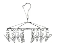 Suszarki na ubrania - Mała suszarka na pranie ze stali nierdzewnej, Ø 27 cm - miniaturka - grafika 1