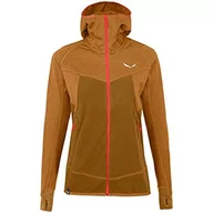 Kurtki damskie - Salewa Puez Hybrid Polarlite damska kurtka polarowa z kapturem - miniaturka - grafika 1