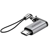 Adaptery i przejściówki - Ugreen Ugreen adapter z USB Typ-C na micro USB Szary ugreen_20200327152723 - miniaturka - grafika 1