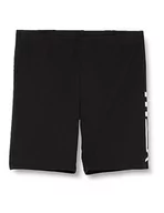 Legginsy - Vans Dziewczęce legginsy kredowe krótkie, Czarny, 8-10 lat - miniaturka - grafika 1