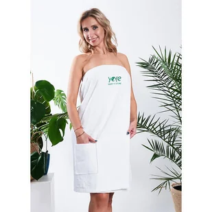Pareo - ręcznik na rzep 100% naturalna bawełna Yeye Biały L/XL - Ręczniki Pareo - ręcznik na rzep 100% naturalna bawełna Yeye Biały L/XL - Ręczniki - miniaturka - grafika 1