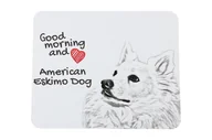 Podkładki pod mysz - American Eskimo Dog podkładka pod mysz z psem Art-Dog - miniaturka - grafika 1