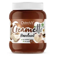 Słodkie kremy i masła - OstroVit Creametto krem z orzecha laskowego 350 g - miniaturka - grafika 1