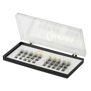 Luxury Lashes Luxury Quarter 16 mm Intensywnie czarne kępki rzęs - Sztuczne rzęsy i akcesoria - miniaturka - grafika 1