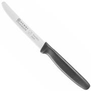 Noże kuchenne - Super ostry nożyk kuchenny uniwersalny ząbkowane ostrze 22cm - czarny - miniaturka - grafika 1