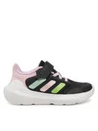 Buty dla dziewczynek - adidas Sneakersy Tensaur Run 2.0 IH1052 Czarny - miniaturka - grafika 1