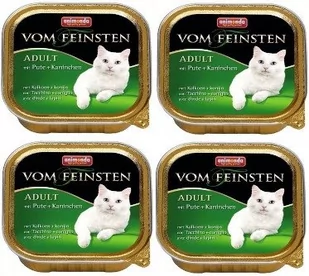 Animonda Vom Feinsten Adult Cat smak: z indykiem i królikiem 100g - Mokra karma dla kotów - miniaturka - grafika 1