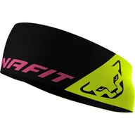 Czapki i chusty sportowe damskie - DYNAFIT Opaska na głowę Performance Headband Ultra Yellow - miniaturka - grafika 1