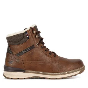 Trzewiki Mustang 4141-610 Brązowy - Botki męskie - miniaturka - grafika 1