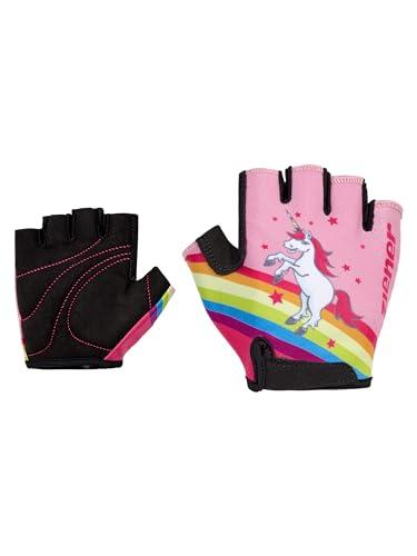 Ziener CLOSI dziecięce rękawiczki rowerowe/górskie/rowerowe | krótkie palce, oddychające, amortyzujące, fioletowe, XS