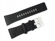 Akcesoria do zegarków - Pasek DIESEL DZ7376 czarny 28 mm - miniaturka - grafika 1