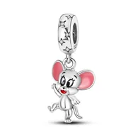 Wisiorki - Zawieszka Srebro 925 Charms Koralik Do Pandora Tom & Jerry Myszka Jerry - miniaturka - grafika 1