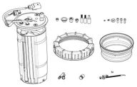 Układ wydechowy - akcesoria - Ogrzewanie, zbiornik (wtrysk mocznika) Bosch F 01C 600 251 - miniaturka - grafika 1
