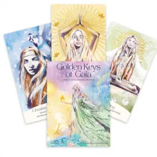 Golden Keys of Gaia, karty do wróżenia - Ezoteryka - miniaturka - grafika 1