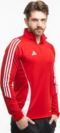 Bluzy męskie - Adidas Bluza męska adidas Tiro 24 Training Top czerwona IS1045 XL - miniaturka - grafika 1