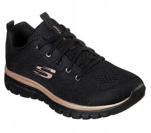 Skechers Czarne Damskie Buty Sportowe Graceful 38,5 - Buty sportowe damskie - miniaturka - grafika 1
