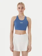 Bielizna sportowa damska - EA7 Emporio Armani Biustonosz sportowy 7W001146 AF12625 UB064 Niebieski - miniaturka - grafika 1