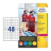 Etykiety do drukarek - Avery Zweckform no peel A4 20mm białe (L7801-10) - miniaturka - grafika 1