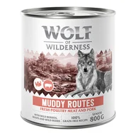Mokra karma dla psów - Wolf of Wilderness Senior “Expedition”, 6 x 800 g - Muddy Routes - Drób z wieprzowiną - miniaturka - grafika 1