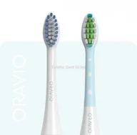 Końcówki do szczoteczek elektrycznych - Końcówki Oravio Sensitive & Tongue Scraper White - miniaturka - grafika 1