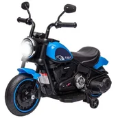 Pojazdy elektryczne dla dzieci - Milly Mally Pojazd na akumulator Motocykl Eagle Blue - miniaturka - grafika 1
