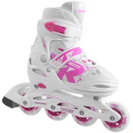 Rolki - Roces, Łyżworolki, Jokey 2.0 Girl 400827 01 r. 26-29, Biało-różowe - miniaturka - grafika 1