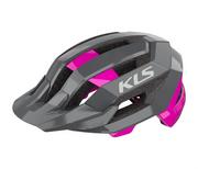 Kaski rowerowe - Kask Rowerowy Kellys Sharp | Grey-Pink 54-58Cm - miniaturka - grafika 1