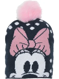 Disney Minnie Mouse Czapka "Myszka Minnie" w kolorze granatowo-jasnoróżowym - Czapki damskie - miniaturka - grafika 1