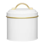 Pojemniki kuchenne - 30804 Styowy Pojemnik z pokrywką Royal 750 ml biały AMBITION - miniaturka - grafika 1